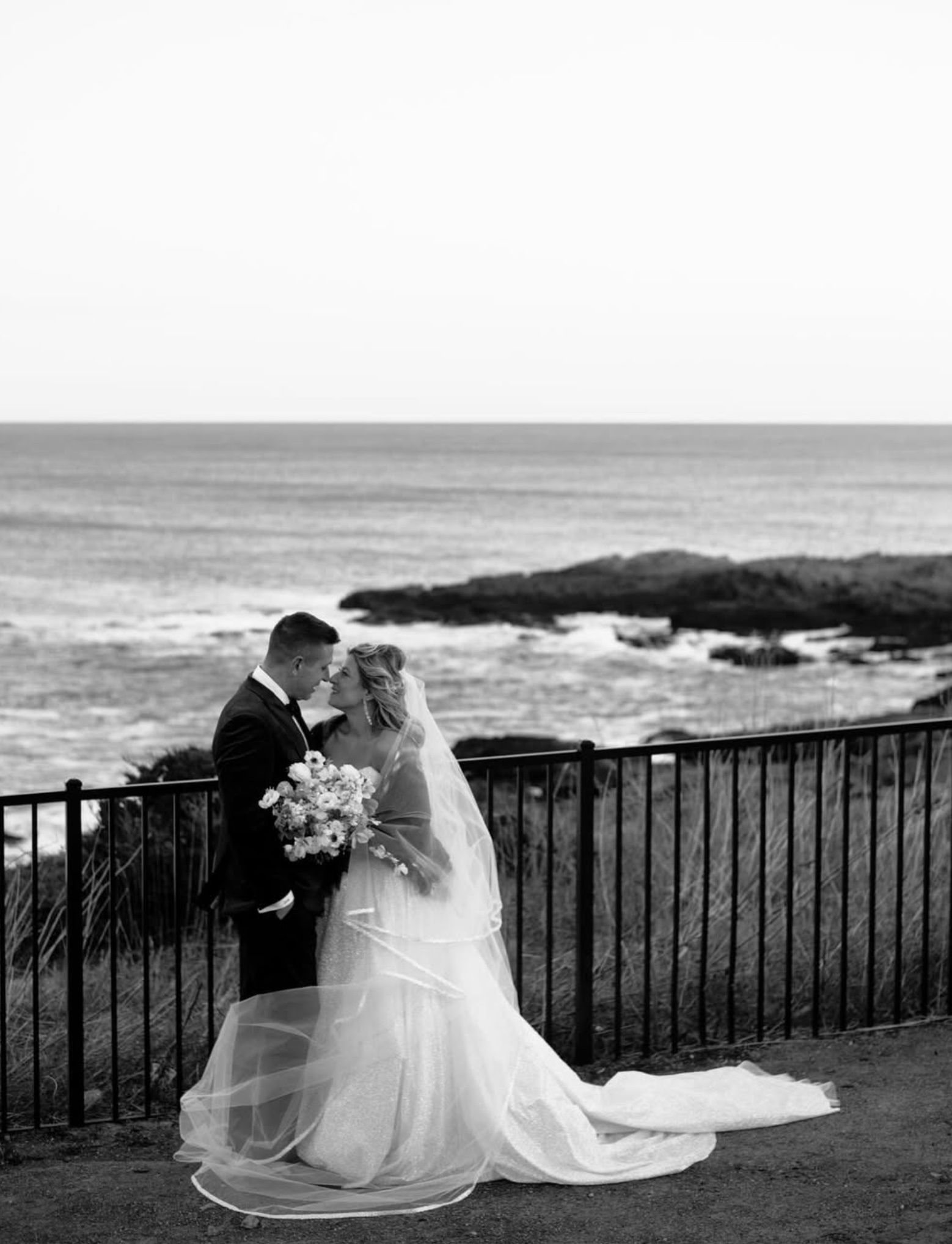 Krystie & Jeff’s Winter Wedding at Cliff House Maine